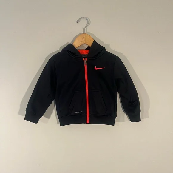 Nike‎ Black Hooded Jacket 2T