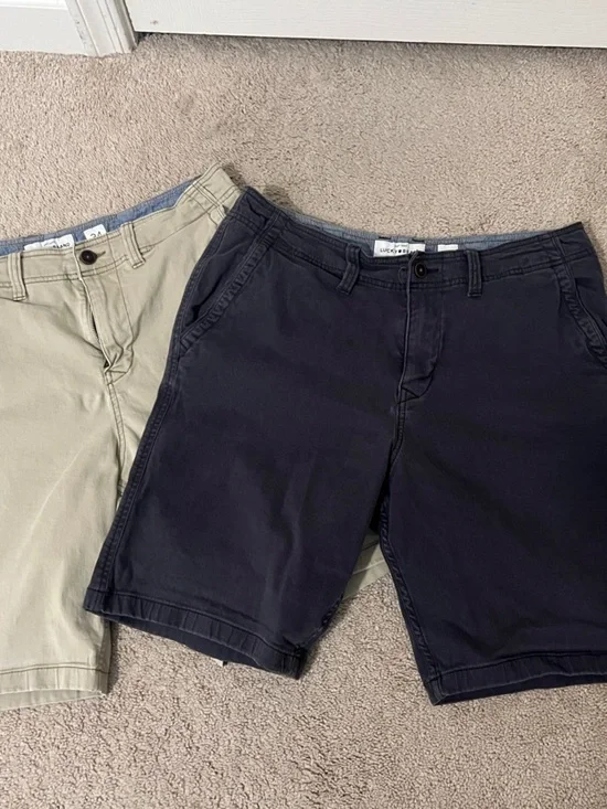 Lucky Brand Khaki & Gray Shorts Duo