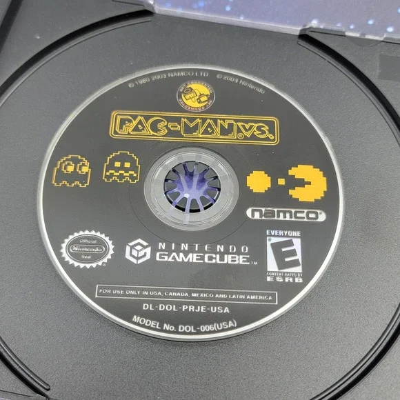Pac-Man Vs Nintendo GameCube Disc Only Namco DOL-006 USA Retro Video Game