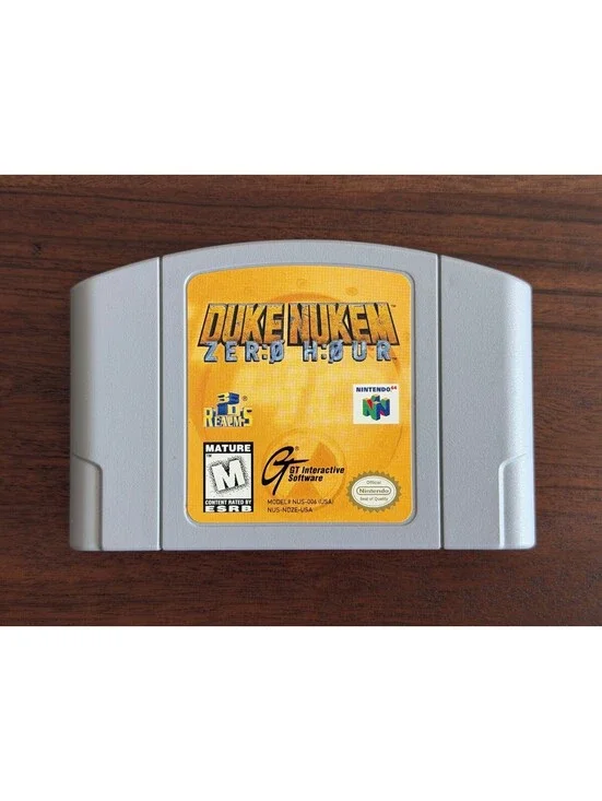 Duke Nukem Zero Hour Nintendo 64 N64 Game Cartridge Authentic