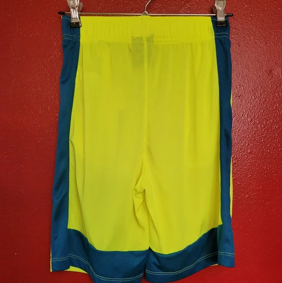 ⭐️ 3/$20 Nike: Boys' Bright Yellow and Teal Athletic Shorts: Size L