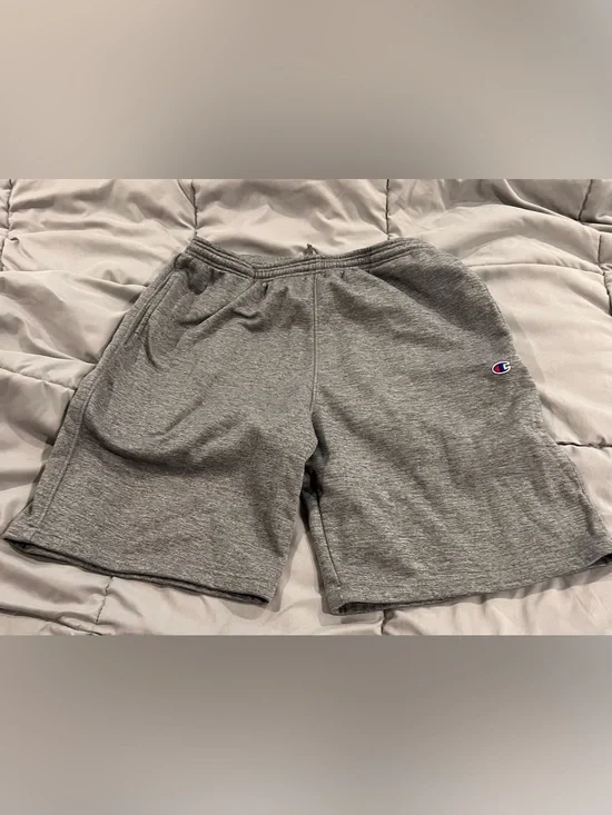 Champion Men's XL Gray Soft Fleece Athletic Shorts