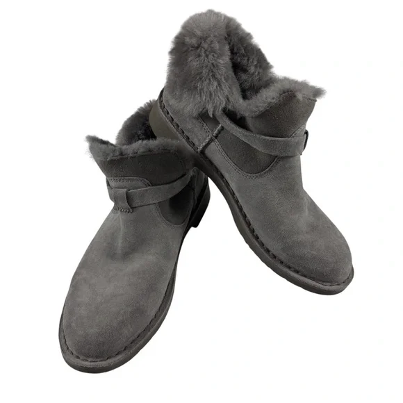 UGG Elisa Suede Sheepskin lined booties, 7