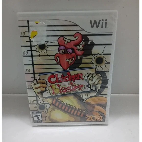 Chicken Blaster Nintendo Wii Game Zoo Games New Sealed RVLP RBLE Arcade Shooter