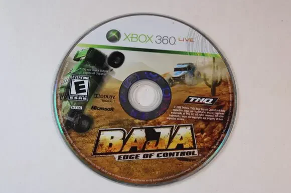 Baja Edge of Control (Microsoft Xbox 360) Authentic, game disc only, Tested