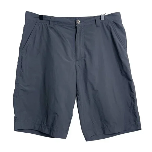 Marmot Men’s Gray Cargo Shorts – Size 34, Lightweight Nylon