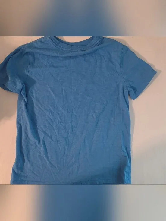 Cat & Jack Blue Tee with Orange Basketball Graphic