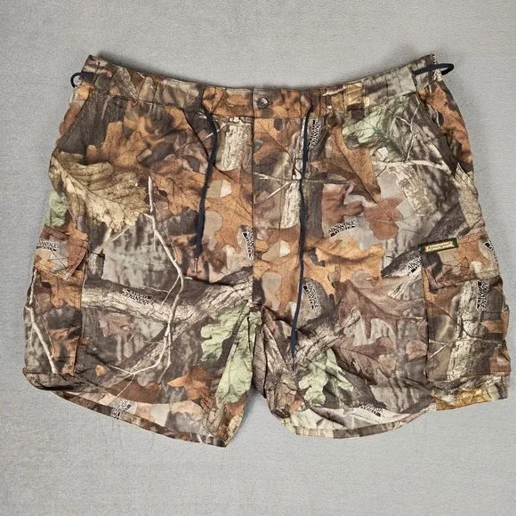 Remington Cargo Shorts Men XL Advantage Timber‎ Camo Hunting Nylon Outdoor