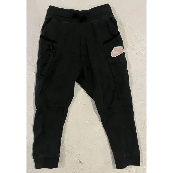 Nike Sportswear Hoopfly Tech Fleece Sweatpants Joggers‎ Green Boys Youth Small