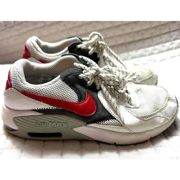 Nike‎ Shoes Youth 4 Air Max Excee GS Running Sneakers White Mesh Logo CD6894-105
