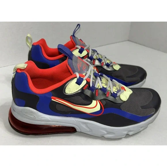 NIKE AIR MAX 270 REACT GRADE SCHOOL US Sz 5.5Y Euro 38 STYLE # CT1630-001‎