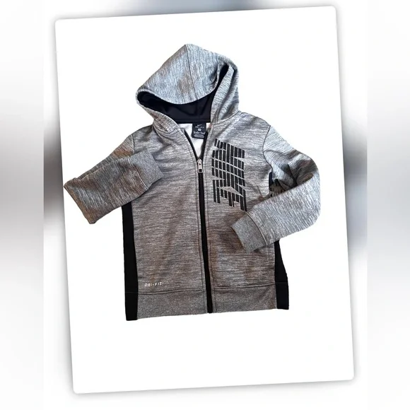Youth Boy Nike Dri-Fit Zip up Hoodie Size Small‎ 5/6 *