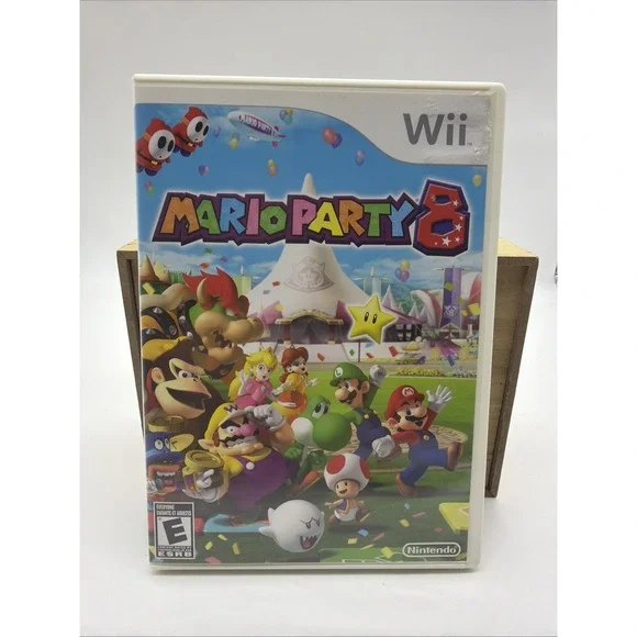 Mario Party 8 Nintendo Wii CIB Complete W/ Manual Case & Game 2006 Tested Works