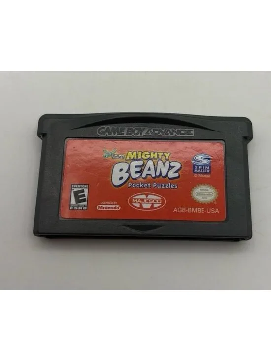 Mighty Beanz Pocket Puzzles (Nintendo Game Boy Advance, 2004) Cartridge Only