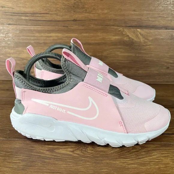 NIKE FLEX RUNNER 2 Pink Slip-On Athletic Sneakers Size 5.5Y Shoes‎