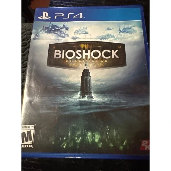 2K Games BioShock The Collection PS4 Blue Case Excellent Remastered Trilogy