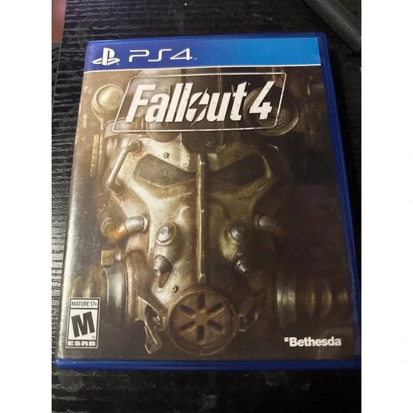 Bethesda Fallout 4 PS4 Video Game Blue Case Excellent Post-Apocalyptic RPG