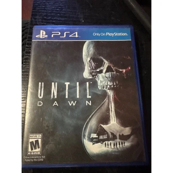 Sony Until Dawn Video Game PS4 Blue Excellent Horror Survival Interactive Drama