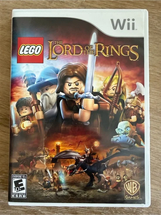 LEGO The Lord of the Rings Wii Video Game - White, Red, Brown, Blue