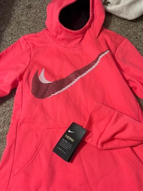 Nike Bright Coral/Pink Dri-FIT Hoodie