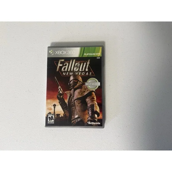 Fallout New Vegas XBOX 360 Game & Case Tested Platinum Hits!