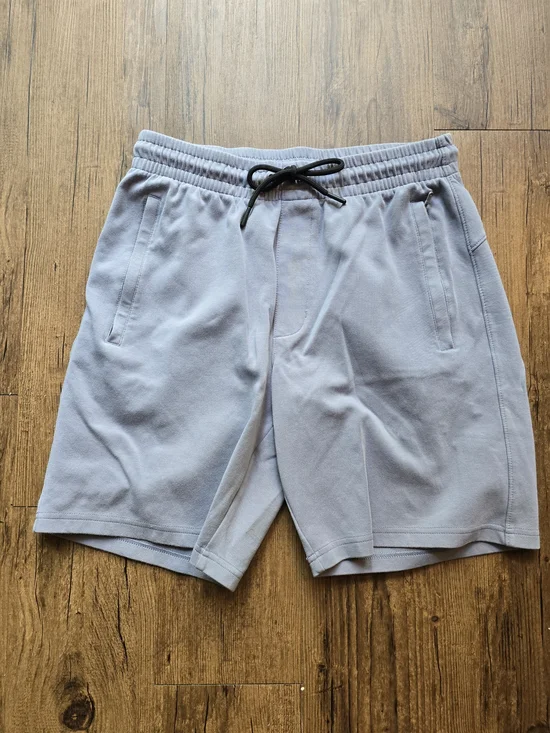 Mens Old Navy Light Gray Athletic Drawstring Shorts