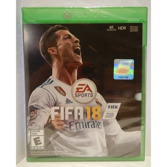 New FIFA 18 for Xbox‎ One - 4K ULTRA HD. - HDR Factory Sealed