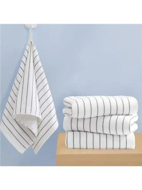Cotton Hand Towels 4 Pack Soft Absorbent Quick Dry Bathroom Face Guest Spa Gray