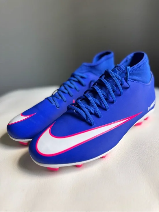 NEW Nike Mercurial Superfly 10 Club FG/MG Soccer Cleats Racer Blue M 6.5 W 8