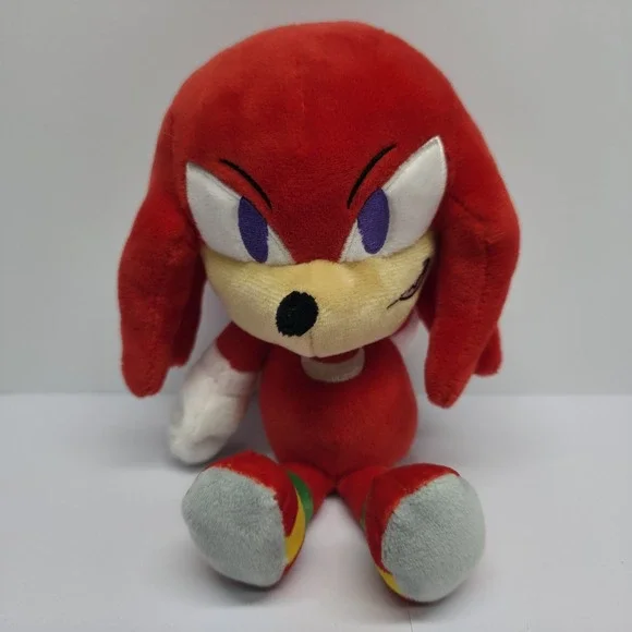 Sonic the Hedgehog KNUCKLES GRIN‎ PLUSH Purple Eyes  Plush Toy