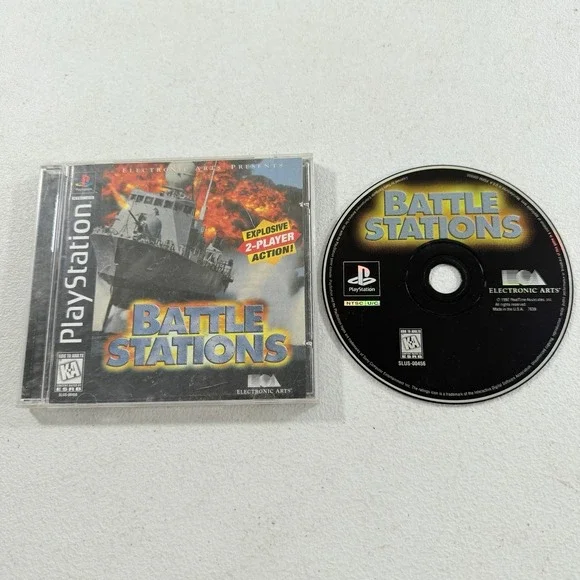 Battlstations (Sony PlayStation 1 PS1)‎ Complete CIB TESTED WORKING
