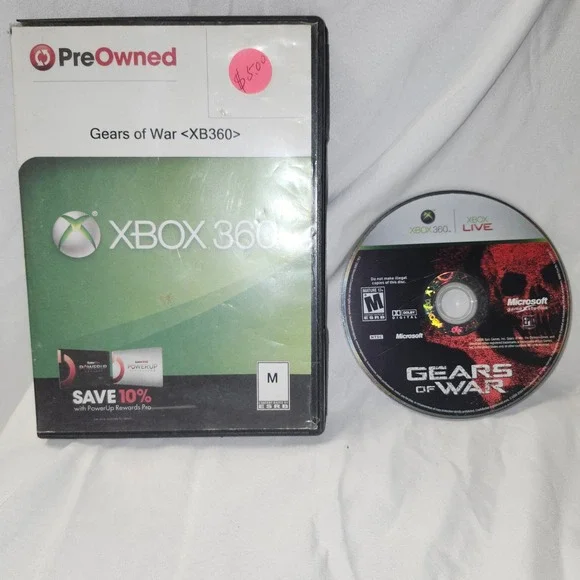 Gears of War Microsoft Xbox 360 Video Game Epic‎ Games Tactical Shooter M Rating
