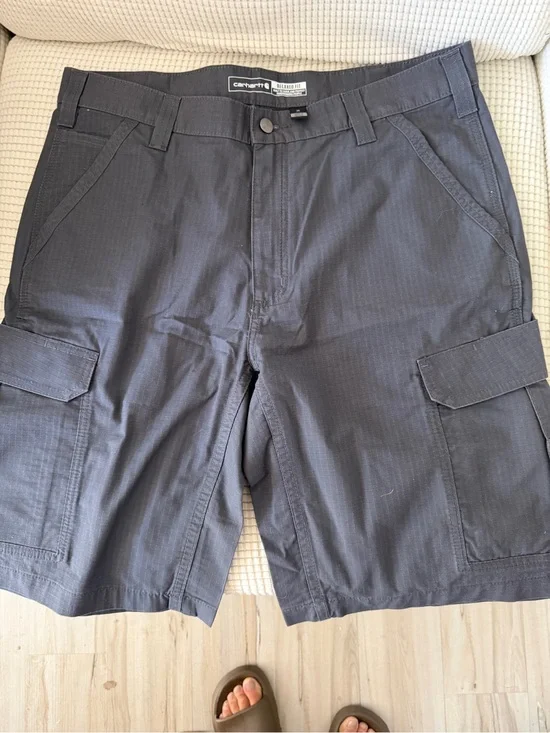 Carhartt Men’s Dark Charcoal Cargo Shorts