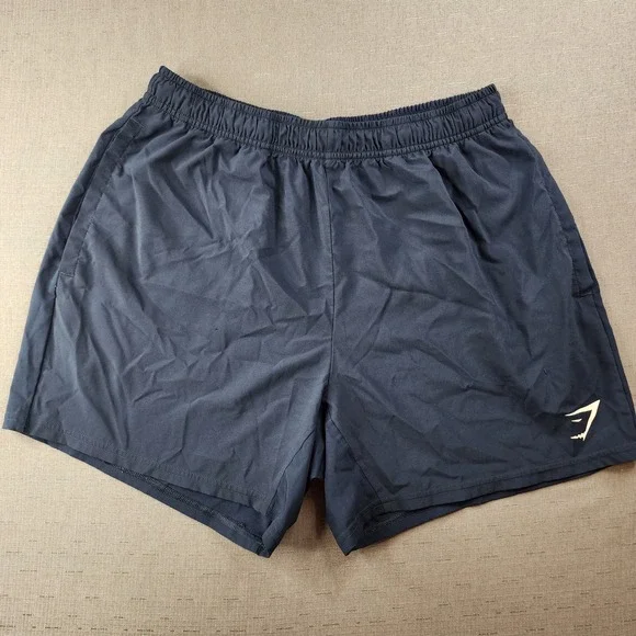 Gymshark Arrival Shorts Mens Medium Navy Blue Athletic Gym Training Lightweight