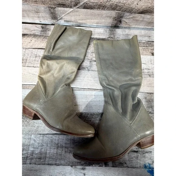 Vintage Made in Brazil Women‎ Leather Boots Size 5.5