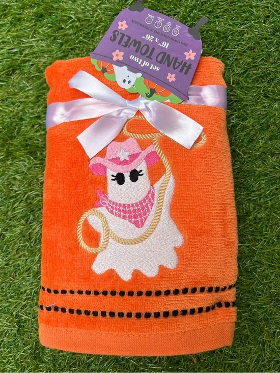Halloween Cowboy Ghost  Hand Towel Set pk