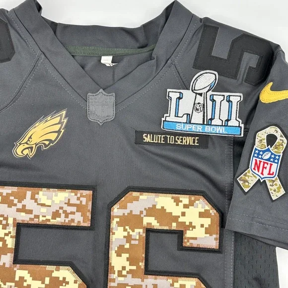 Nike Philadelphia Eagles Chris Long 56‎ Jersey Youth Super Bowl LII M