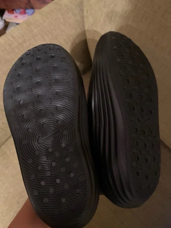 Nike Black Slide Sandals with Textured Soles