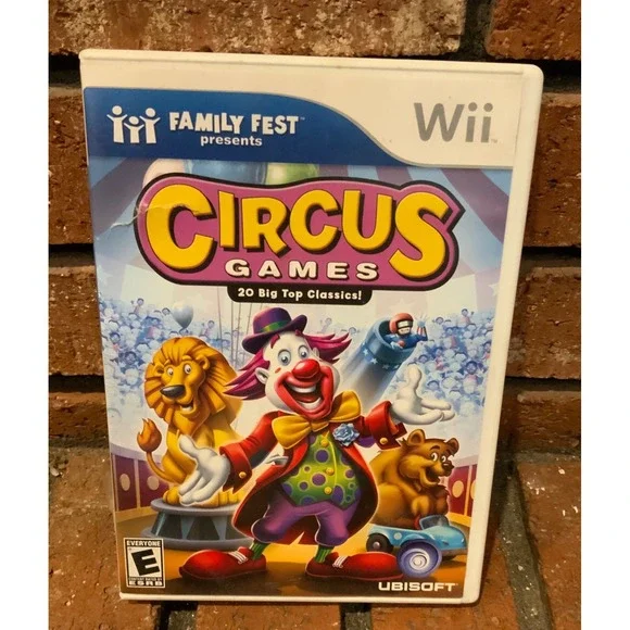 Circus Games Family Fest Nintendo Wii Video Game‎ Ubisoft 2008