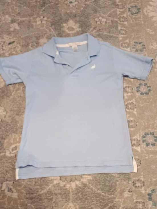 The Beaufort Bonnet Company Light Blue Kids Polo