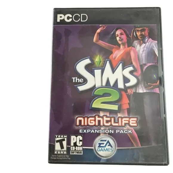 Sims 2 Nightlife Expansion Pack PC CD-ROM