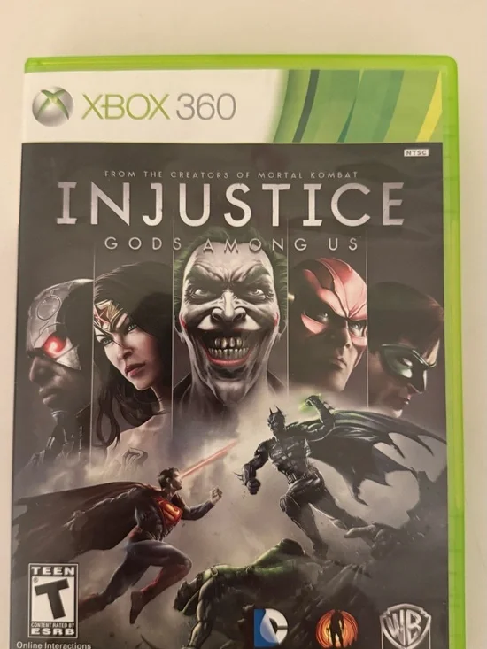 Xbox 360 Injustice: Gods Among Us - Neon Green Case