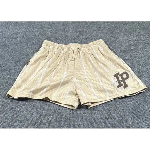 Inaka Power Men's XL Mesh Athletic Striped Shorts EUC