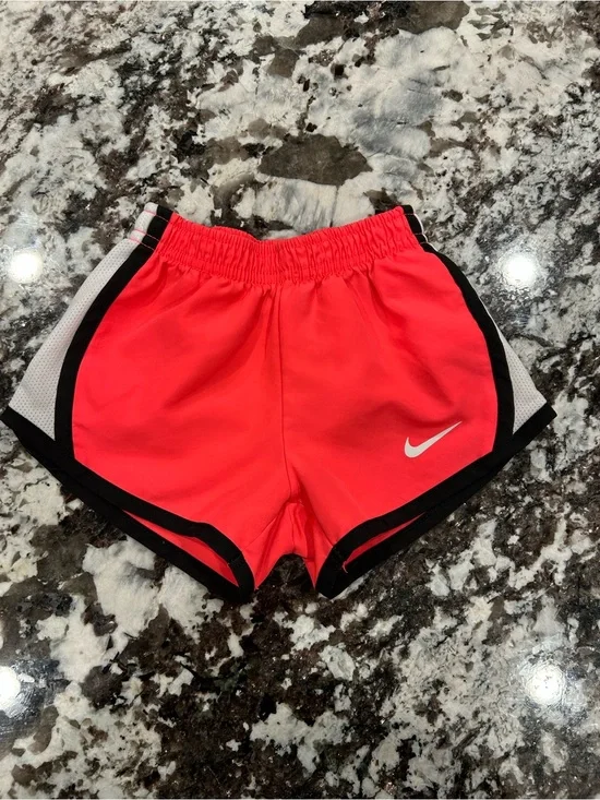 Nike Girls Dri-Fit Tempo Running Shorts Racer Pink Black White