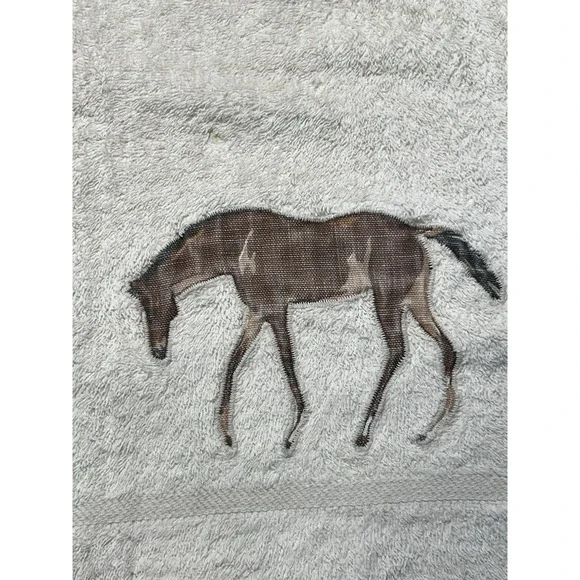 VTG Cannon Royal Classic Family Hand Towels 100% Cotton USA/Western/horse