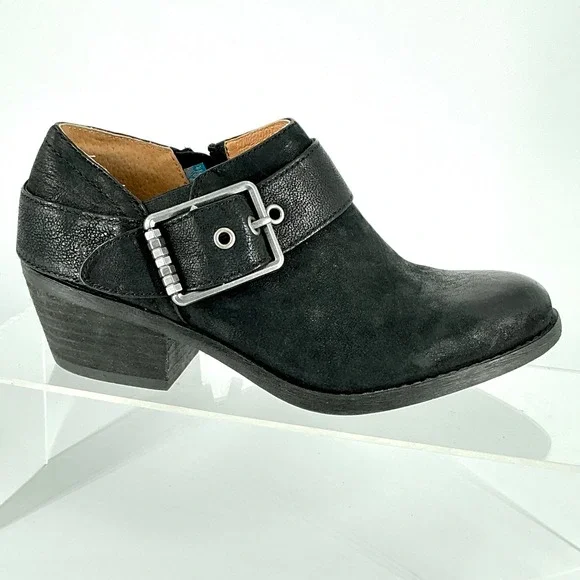 Aqua Sofft Size 6 Black Leather Ankle Boots Moto‎ NEW Alvie Water Resistant $150