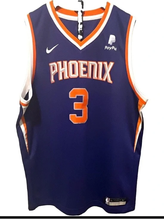 Nike Purple and Orange Phoenix Basketball Jersey #3