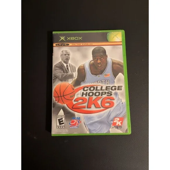 College Hoops 2K6 - Microsoft Xbox 2005 - COMPLETE With Manual