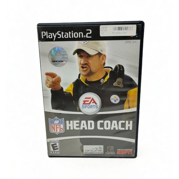 EA Sports NFL Head Coach PS2 Video Game Complete Disc Manual Case Football Sim