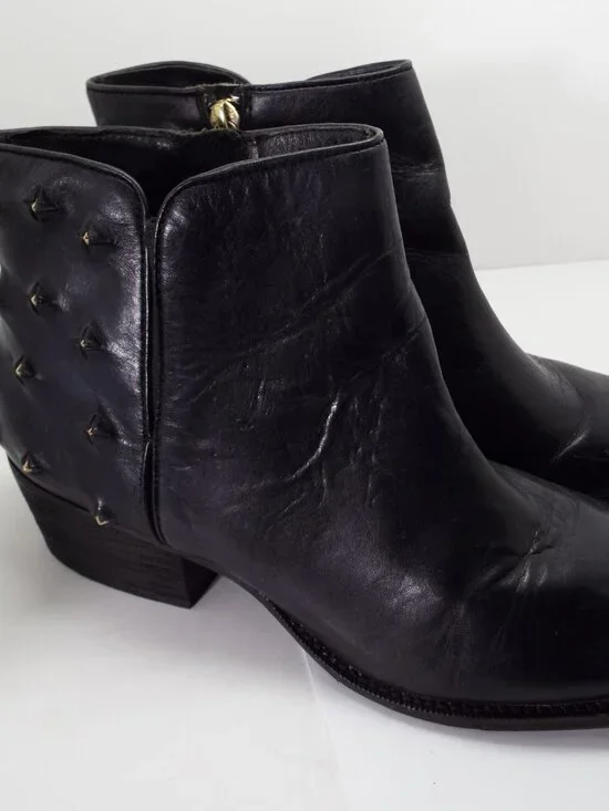 Elliot Lucca Black Women's Studded Boots